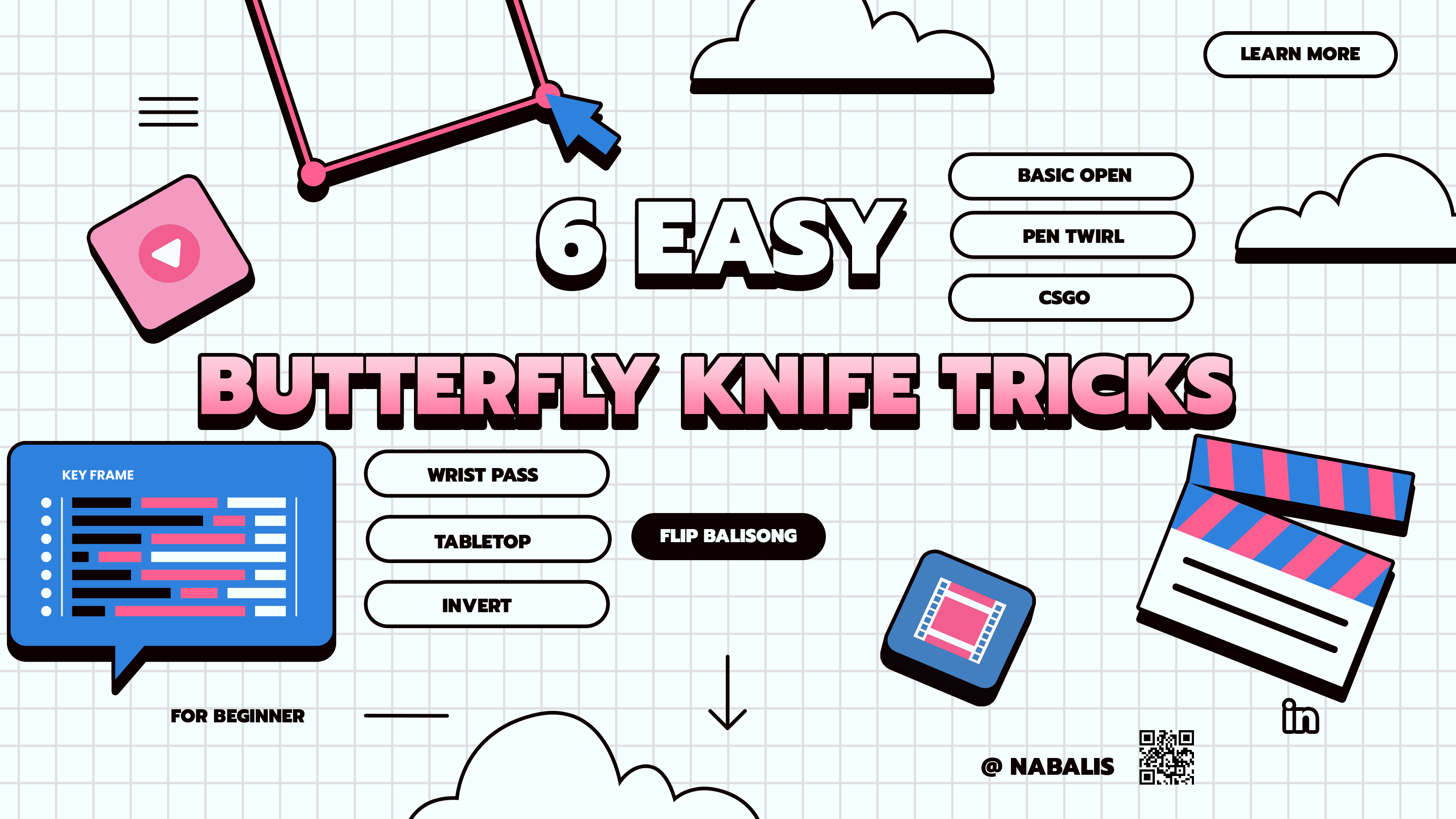 2 Butterfly Knife Tricks for Beginners 