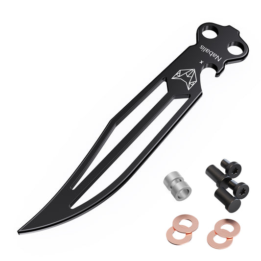 Butterfly Knife Blade Only for Nabalis Vulp Balisong Knife