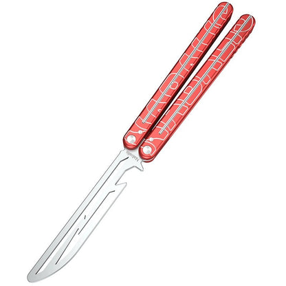 Nabalis Lightning training butterfly knife balisong-red