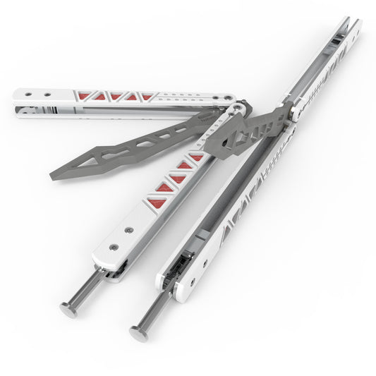 Nabalis G10 Balisong Butterfly Knife Trainer-Multifunctional-White
