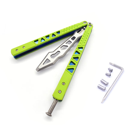 Nabalis G10 Balisong Butterfly Knife Trainer-Lightweight-Green