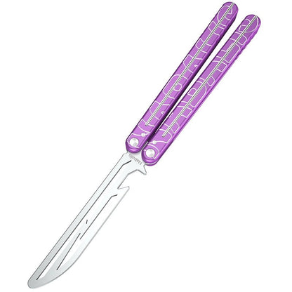 Nabalis Lightning training butterfly knife balisong-purplre